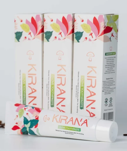 Kirana Herbal Clove Toothpaste - Bundle of 3
